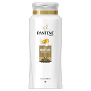 Pantene front bottle showing brand and product benefits for quick hydration