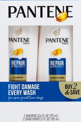 Pantene Pro-V shampoo pump close-up for easy dispensing and convenience
