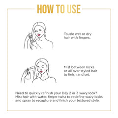 Pantene texture detail displays separated soft waves and natural movement