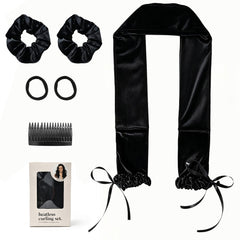 Panykoo front packaging showing complete heatless curling kit and benefits