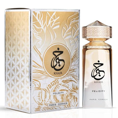 Paris Corner Khair Felicity front bottle showing elegant design and visible perfume level