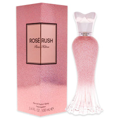 Paris Hilton Rose Rush front bottle showing elegant branding and feminine design