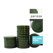 Parissa front view of 15 refill pods showing packaging and clear product benefit