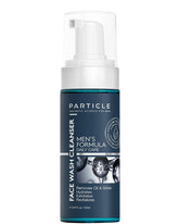 Particle front packaging showing bottle and branding with clear product benefit