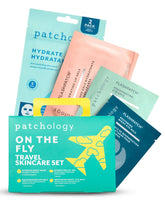 Patchology kit front packaging showing compact travel convenience