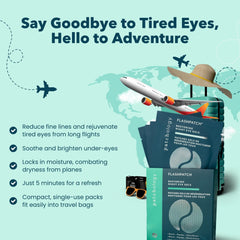Patchology single pair unboxed on hand illustrating easy one-time use and convenience