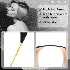 Patelai fine-tooth comb teeth close-up for smooth, controlled styling