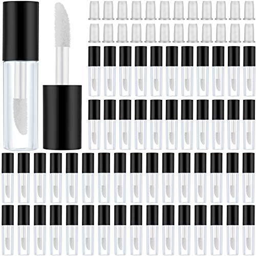 Patelai front view of 100 mini lip gloss tubes showing compact set and convenience