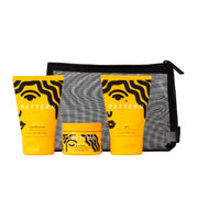 PATTERN kit front packaging showing travel-ready styling trio and bag