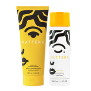 PATTERN duo front packaging showing both bottles and bold branding benefit clarity