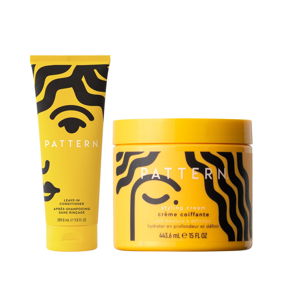 PATTERN duo front packaging showing bottles and clean formulation benefits