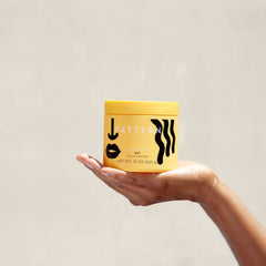 PATTERN applied on curly hair with visible definition and flexible hold as benefit
