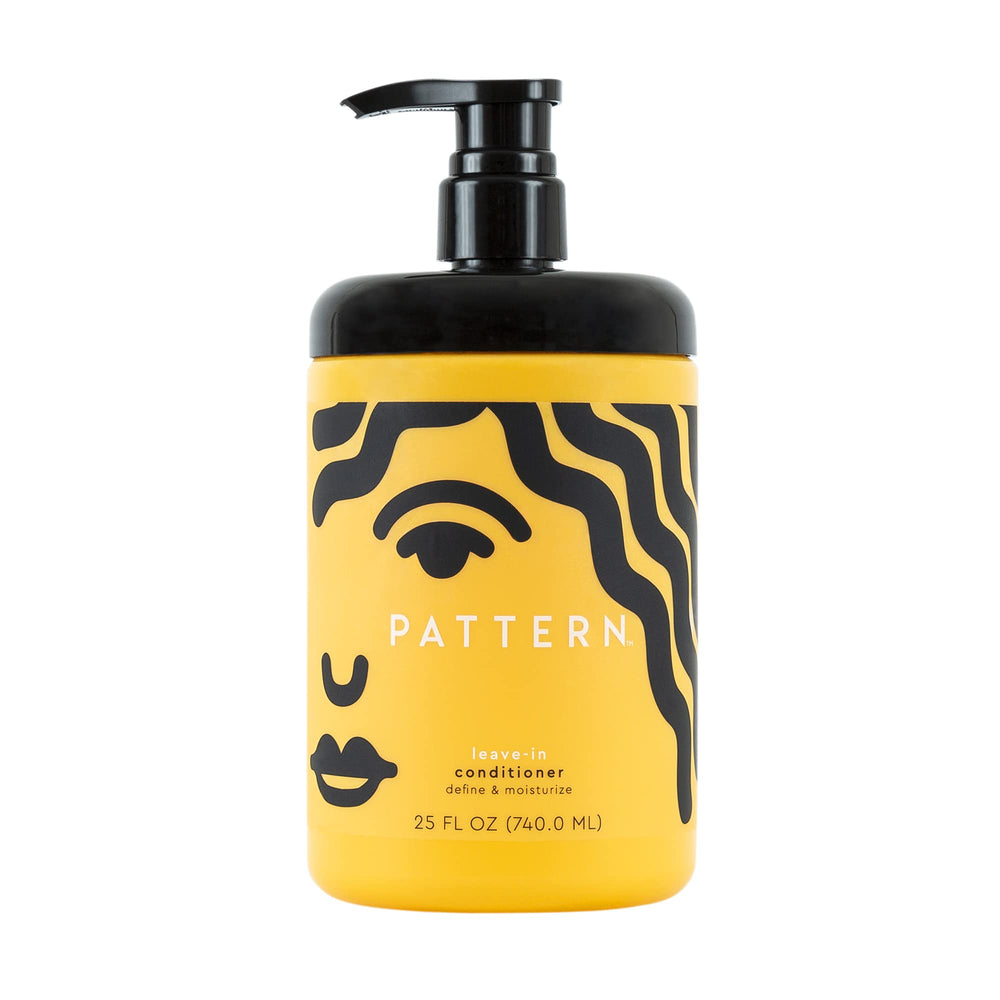 PATTERN front packaging of leave-in conditioner showing product name and size for clear identification and shelf appeal