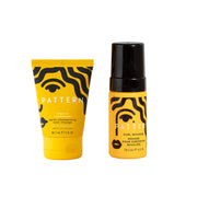 PATTERN mini duo front packaging showing both travel bottles and branding benefit easy travel
