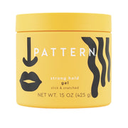 PATTERN jar front label showing product name and size, clear benefit of defined curls