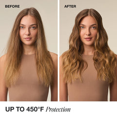 Paul Mitchell pump spraying mist across hair for instant detangling and shine