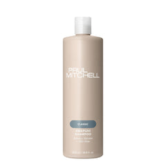 Paul Mitchell bottle front view showing product and benefit of shine