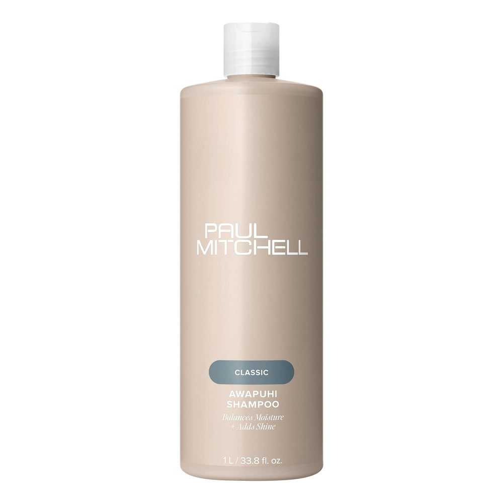 Paul Mitchell front packaging showing bottle and brand for easy identification and trust