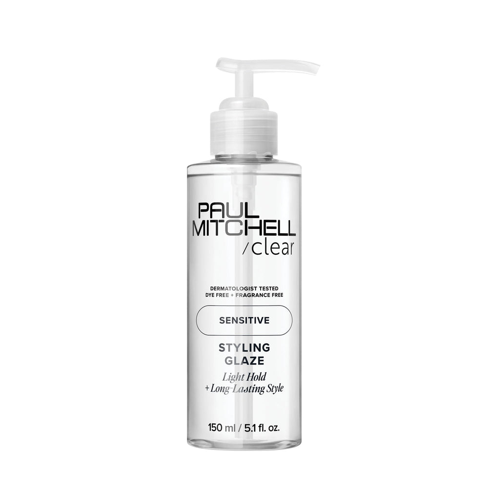 Paul Mitchell Clear Styling Glaze front view showing clean packaging and gentle formula benefits