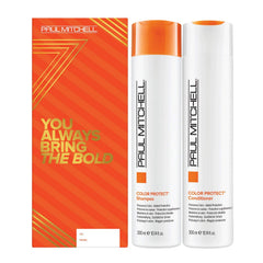 Paul Mitchell front packaging showing set in gift box for protected color