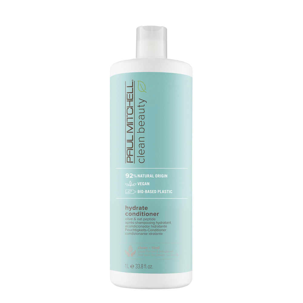 Paul Mitchell front bottle showing clean branding and hydration benefits