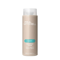 Paul Mitchell front bottle showing label and clear benefit