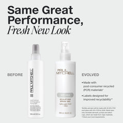 Paul Mitchell spray action misting evenly for easy application