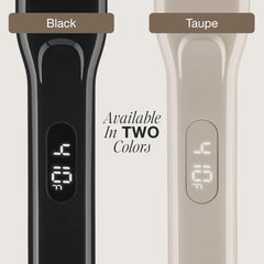 Paul Mitchell taupe flat iron showcasing limited-edition color and coordinated styling aesthetic
