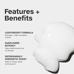 Paul Mitchell creamy conditioner texture close-up for easy detangling