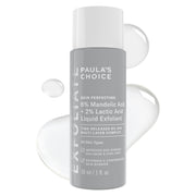 Paula's Choice front bottle showing mandelic and lactic exfoliant benefits