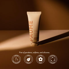 PAUME hand balm smooth texture close-up illustrating fast absorption and non-greasy finish