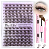 Pawotence front packaging showing complete brown lash kit benefit convenience