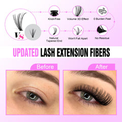 Pawotence lashes held in hand demonstrating scale