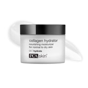 PCA SKIN jar front view showing hydrating night cream and refined packaging benefit