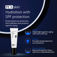 PCA SKIN cream being spread on hand for sheer, non-greasy feel