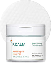 P.CALM front packaging showing 60 pads and calming design for clarity