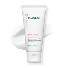 P.CALM front jar view showing compact 80ml packaging and clean branding