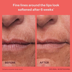 Peach & Lily open jar revealing cream consistency and hydrating appearance for quick application