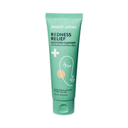 Peach Slices front packaging shows clean bottle and calming branding benefit gentle cleansing