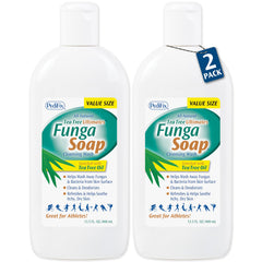 Pedifix FungaSoap front packaging shows product and size, promoting clear labeling benefits