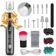 PELCAS front view showing cordless nail grinder and sleek pen design for portability