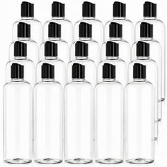 Peohud front view of clear 16oz bottle showing full shape and cap benefit