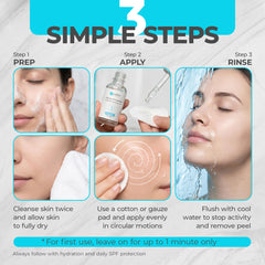 Perfect Image application spatula with gel illustrating precise, mess-free application