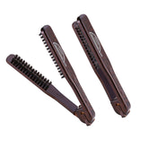 PERFEHAIR front view folded brush shows compact travel-ready design and convenience