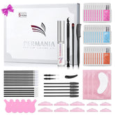 PERMANIA front packaging showing full lash lift kit and tools benefit: complete set