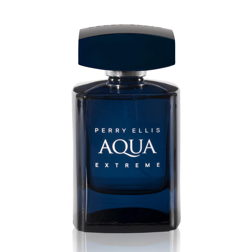 Perry Ellis front bottle view showing sleek packaging and fresh appeal