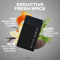 Perry Ellis Midnight boxed set with bottle displayed, brand gift-ready packaging