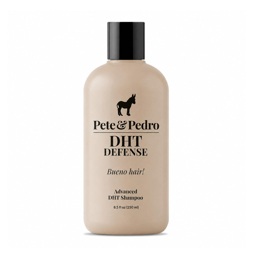 Pete & Pedro front bottle view showing packaging and product benefits