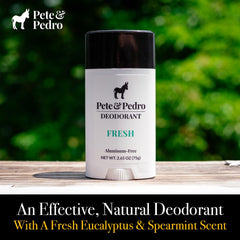 Pete & Pedro jar of natural ingredients conveying gentle, plant-based benefit