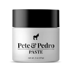 Pete & Pedro front jar 2 oz showing compact travel-friendly size and packaging
